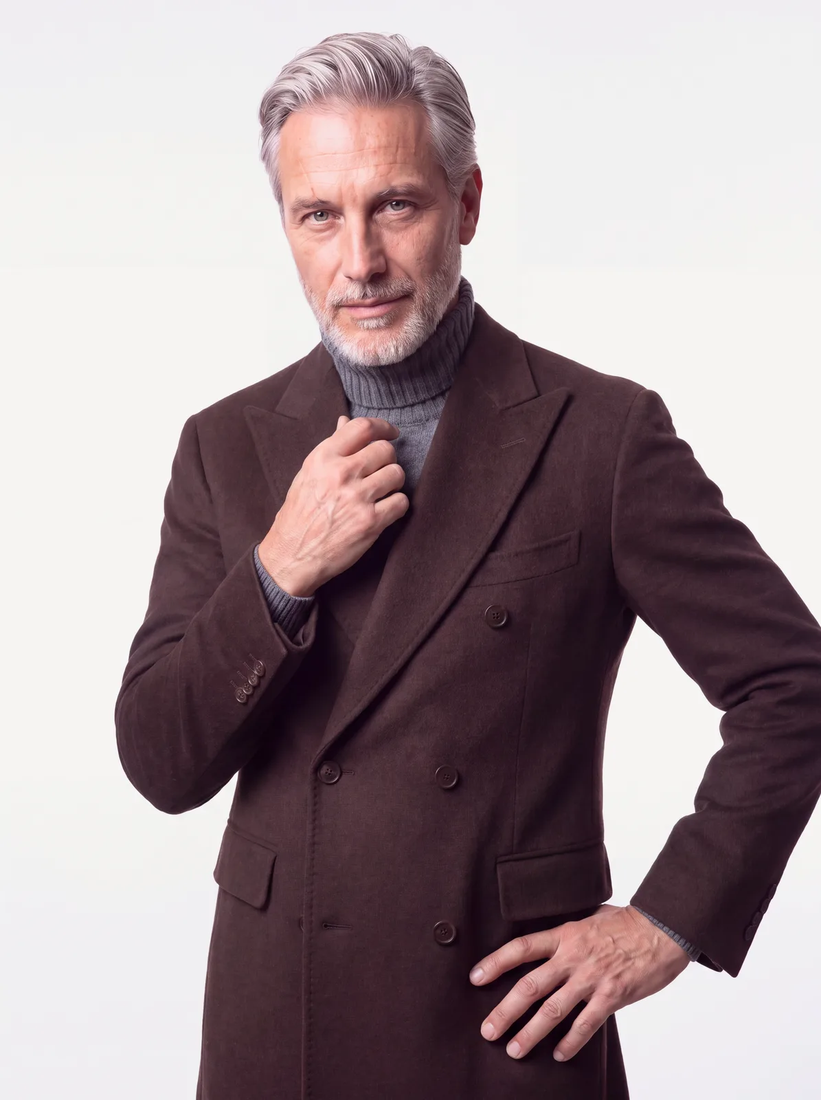 Edoardo, cappotto cammello, dettaglio